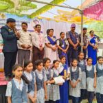 अपसिंग्यातील स्काऊट-गाईड शिबिरात ज्ञान प्रसार विद्यालयाचा झेंडा उंचावला