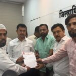 कळंबमध्ये ईदगाह मैदानासाठी निश्चित जागा तात्काळ उपलब्ध करून द्यावी;महाविकास आघाडी नगरसेवकांची जिल्हाधिकाऱ्यांकडे मागणी